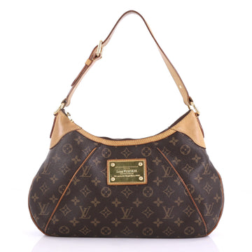 Louis Vuitton Thames Handbag Monogram Canvas GM Brown