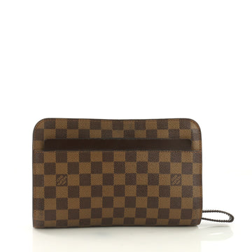 Louis Vuitton Pochette Saint Louis Damier Brown