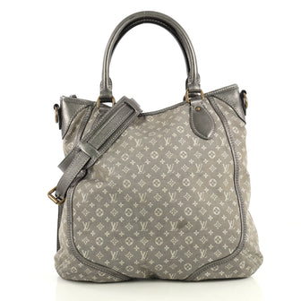 Louis Vuitton Angele Handbag Mini Lin Gray 403631