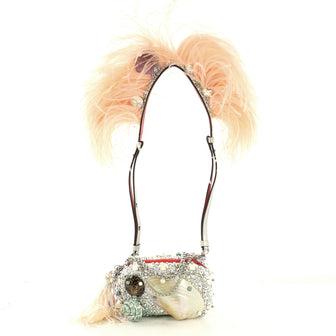 Christian Louboutin Piloutin Clutch Limited Edition Crystal
