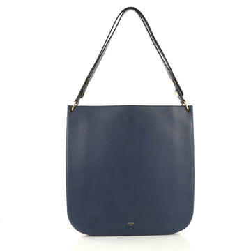 Celine Blade Hobo Leather Blue