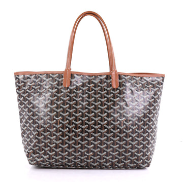 Goyard St. Louis Tote Coated Canvas PM Black