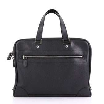 Louis Vuitton Igor Briefcase Taiga Leather Black