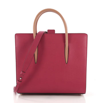 Christian Louboutin Paloma Tote Leather Medium Pink
