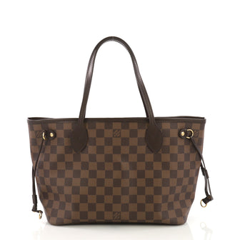 Louis Vuitton Neverfull Tote Damier PM Brown