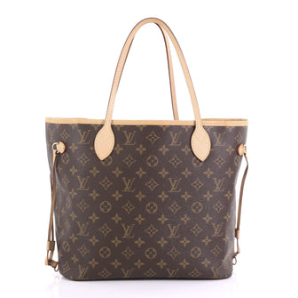 Louis Vuitton Neverfull NM Tote Monogram Canvas MM Brown