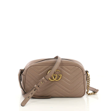 Gucci GG Marmont Shoulder Bag Matelasse Leather Small 404344