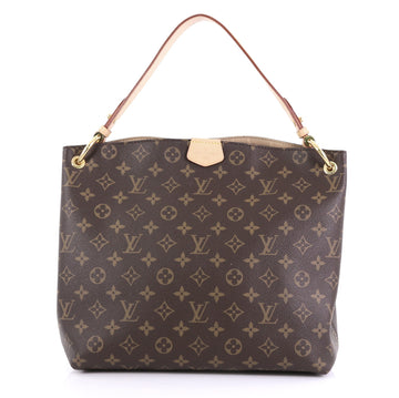 Louis Vuitton Graceful Handbag Monogram Canvas PM Brown