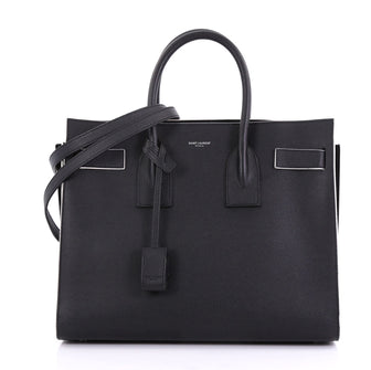 Saint Laurent Model: Sac de Jour NM Handbag Leather Small Black 40486/1