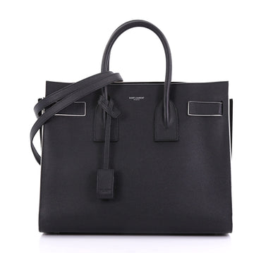 Saint Laurent Model: Sac de Jour NM Handbag Leather Small Black 40486/1