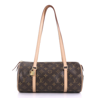 Louis Vuitton Papillon NM Handbag Monogram Canvas Brown