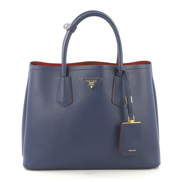 Cuir Double Tote Saffiano Leather Medium