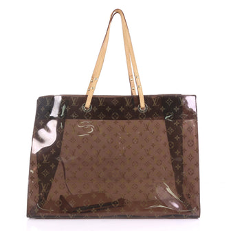 Louis Vuitton Ambre Sac Cabas Monogram Vinyl GM Brown