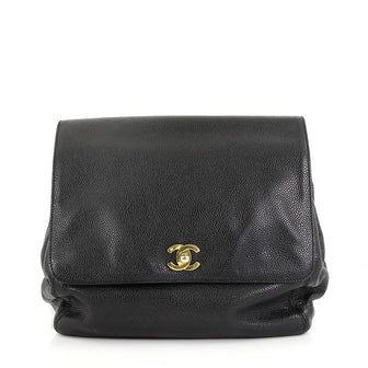 Chanel Vintage Backpack Caviar Small Black 405251