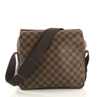 Louis Vuitton Naviglio Handbag Damier Brown