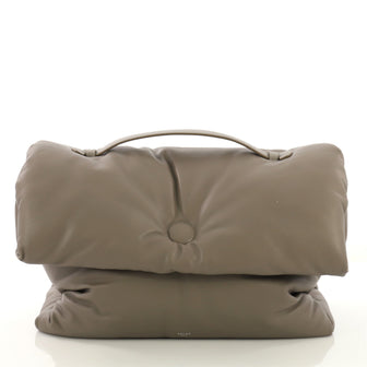 Celine Model: Pillow Top Handle Bag Leather Gray 40529/28