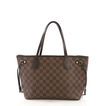 Louis Vuitton Neverfull NM Tote Damier PM Brown