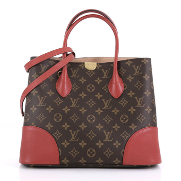 Louis Vuitton Flandrin Handbag Monogram Canvas Brown