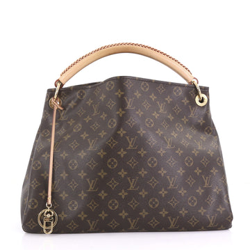Louis Vuitton Artsy Handbag Monogram Canvas MM Brown