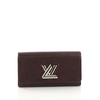 Louis Vuitton Twist Wallet Epi Leather Purple