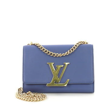 Louis Vuitton Chain Louise Clutch Leather MM
