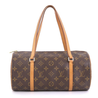 Louis Vuitton Papillon Handbag Monogram Canvas 30