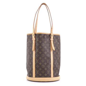 Louis Vuitton Bucket Bag Monogram Canvas GM Brown