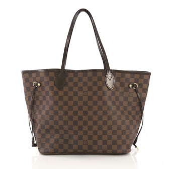 Louis Vuitton Neverfull Tote Damier MM Brown