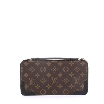 Louis Vuitton Daily Organizer Wallet Monogram Canvas Brown
