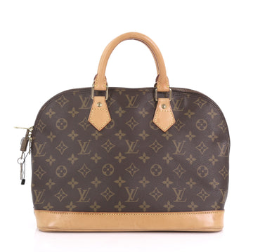 Louis Vuitton Vintage Alma Handbag Monogram Canvas PM