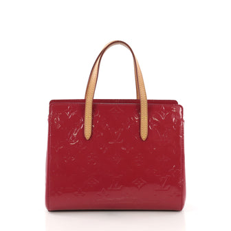 Louis Vuitton Catalina Handbag Monogram Vernis BB Pink