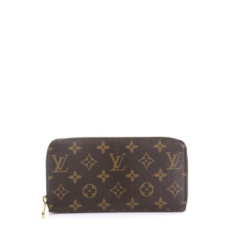 Louis Vuitton Zippy Wallet Monogram Canvas Brown