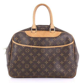 Louis Vuitton Deauville Handbag Monogram Canvas