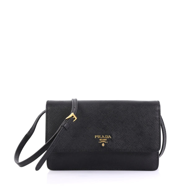 小物 PRADA BLACK WALLET Amazon.com: Prada Womens Vitello Grain Black Leather ID