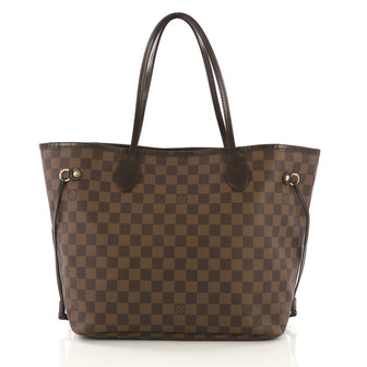 Louis Vuitton Neverfull Tote Damier MM Brown