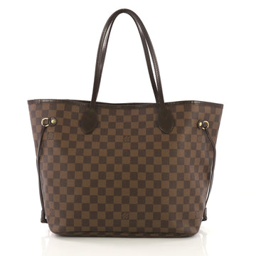 Louis Vuitton Neverfull Tote Damier MM Brown