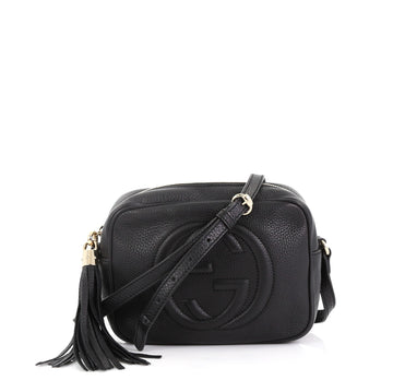 Gucci Soho Disco Crossbody Bag Leather Small Black  40567/26