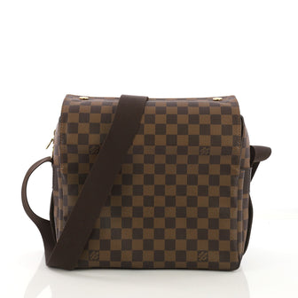 Louis Vuitton Naviglio Handbag Damier Brown