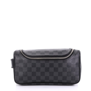 Louis Vuitton Toiletry Pouch Damier Graphite Black