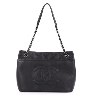Chanel Timeless CC Soft Tote Caviar Medium Black