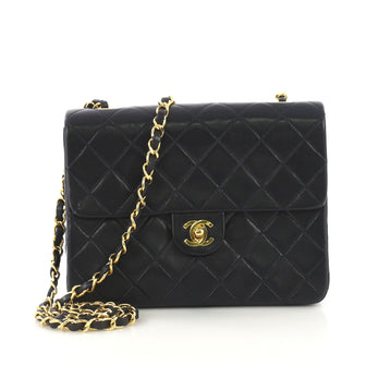 Chanel Vintage Square Classic Flap Bag Quilted Lambskin 40572112