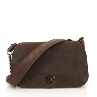 Chanel Paris-Edinburgh Highlander Messenger Bag Quilted 40572141