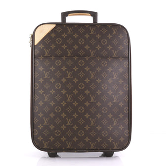 Louis Vuitton Pegase Luggage Monogram Canvas 45 Brown