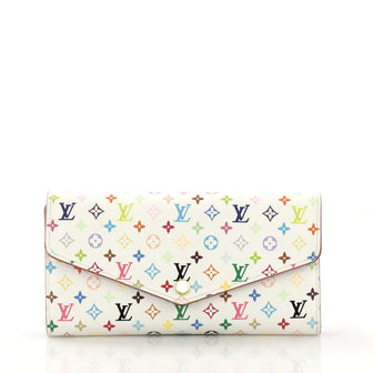 Louis Vuitton Sarah Wallet NM Monogram Multicolor White