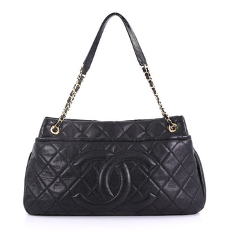 Chanel Model: Timeless CC Soft Tote Quilted Caviar Large Black 40572/56