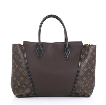 Louis Vuitton W Tote Monogram Canvas and Leather PM Brown