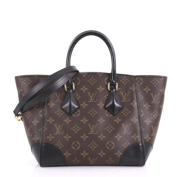 LOUIS VUITTON 'Phenix' bag in brown monogram coated canvas and