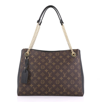 Louis Vuitton Surene Handbag Monogram Canvas with Leather MM