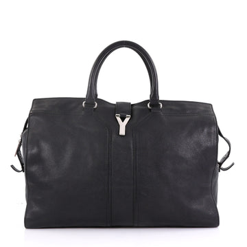 Saint Laurent Chyc Cabas Tote Leather Large Black 40573/2