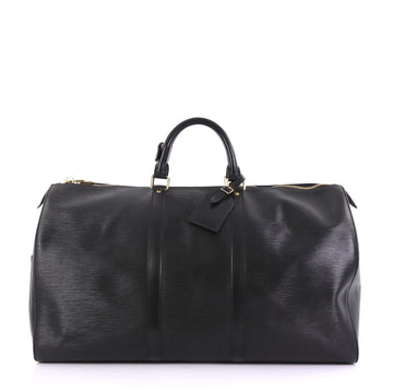 Louis Vuitton Keepall Bag Epi Leather 50 Black